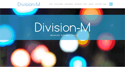 Desktop Screenshot of division-m.com