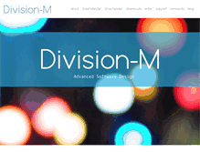 Tablet Screenshot of division-m.com